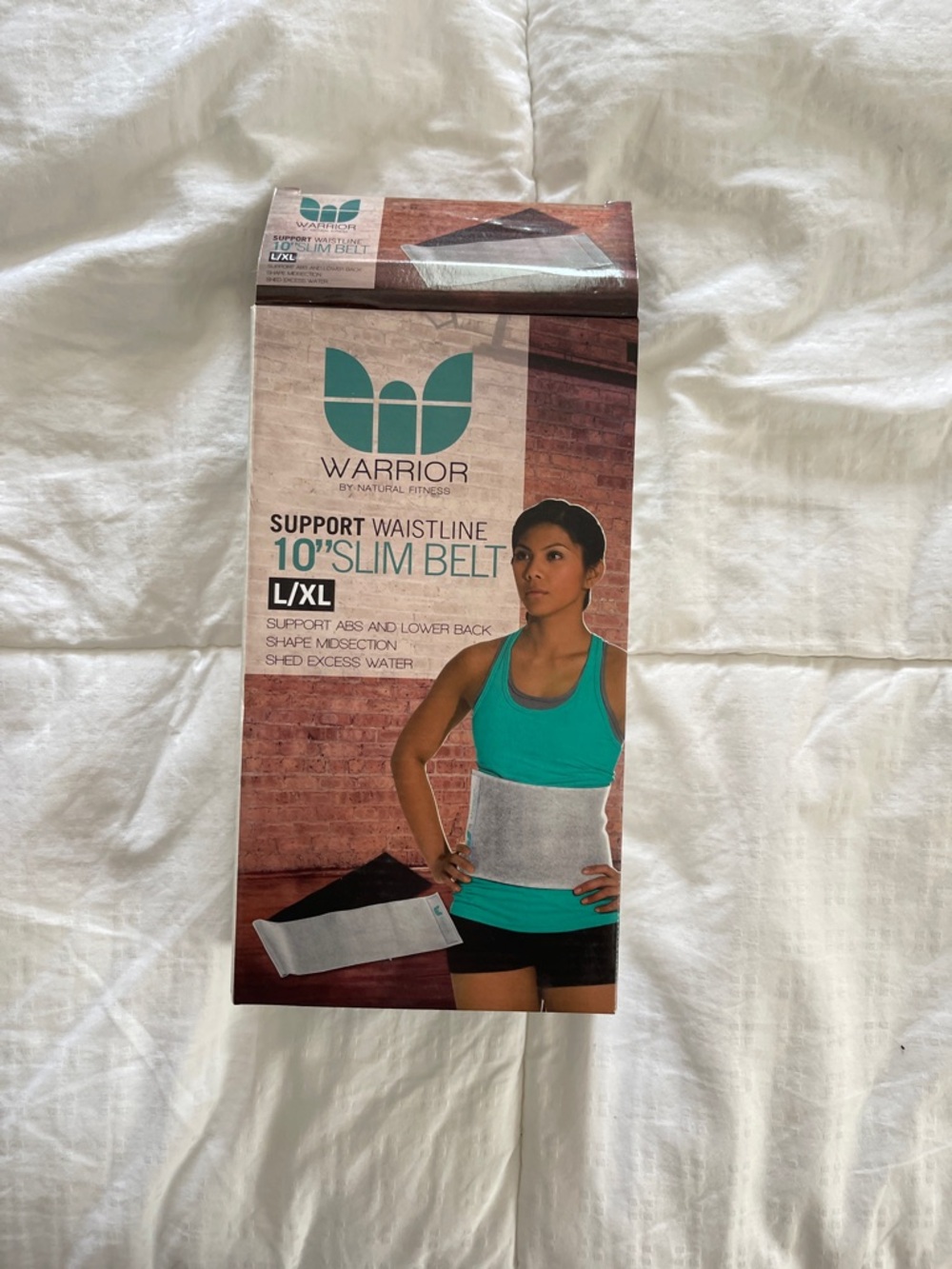 Warrior 10" Slim Waistline Support Belt - Gray (L/XL)